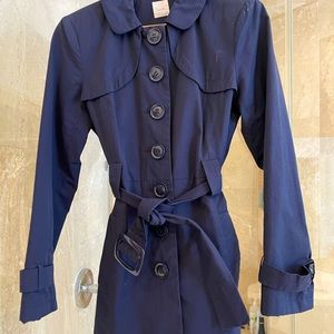 Trench coach navy blue